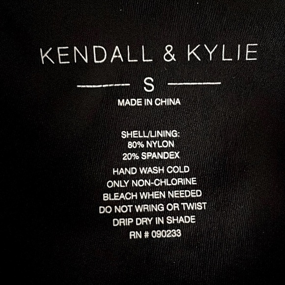 Kendall & Kylie black cutout bathing suit size S - Picture 3 of 10